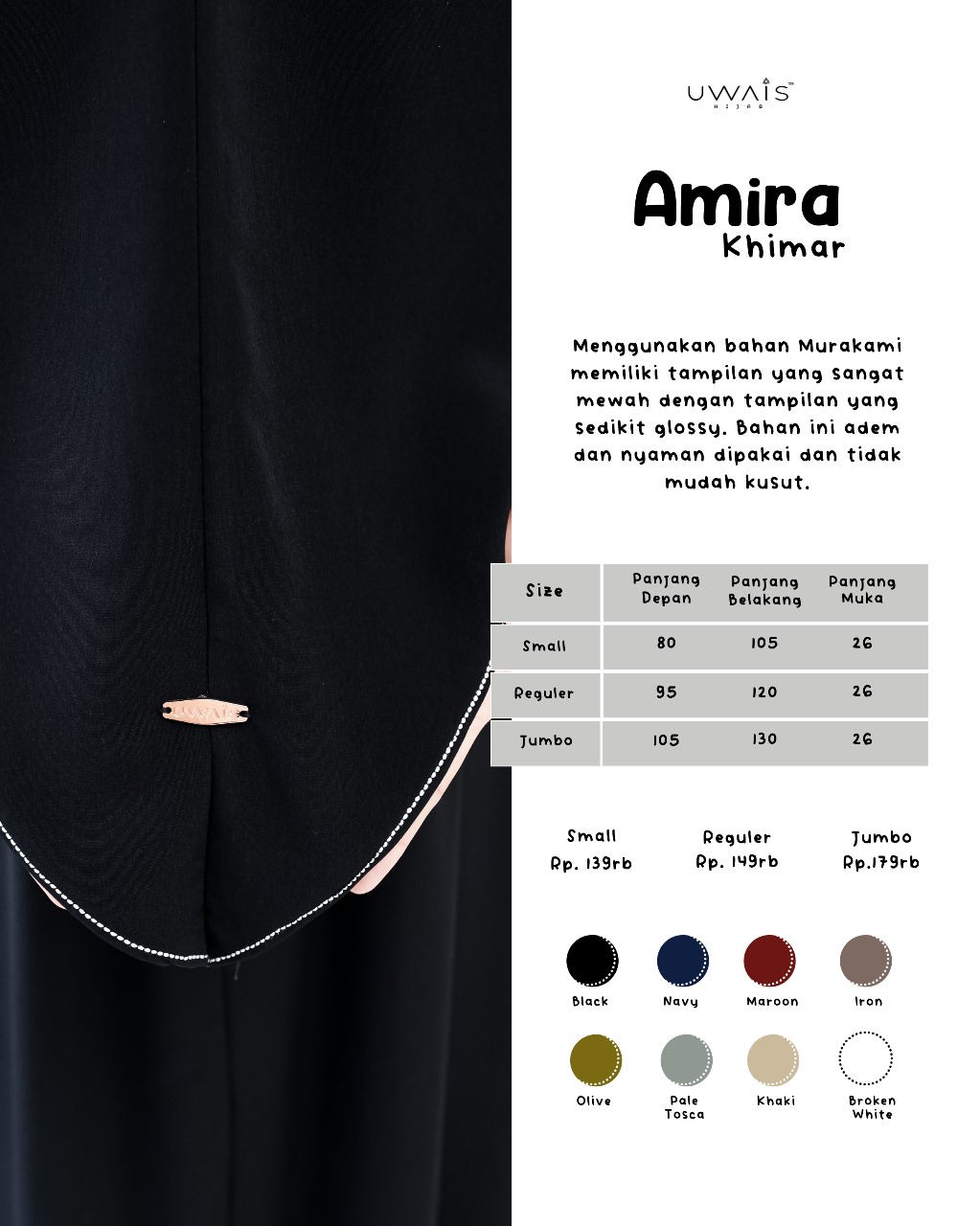 Amira Size Chart