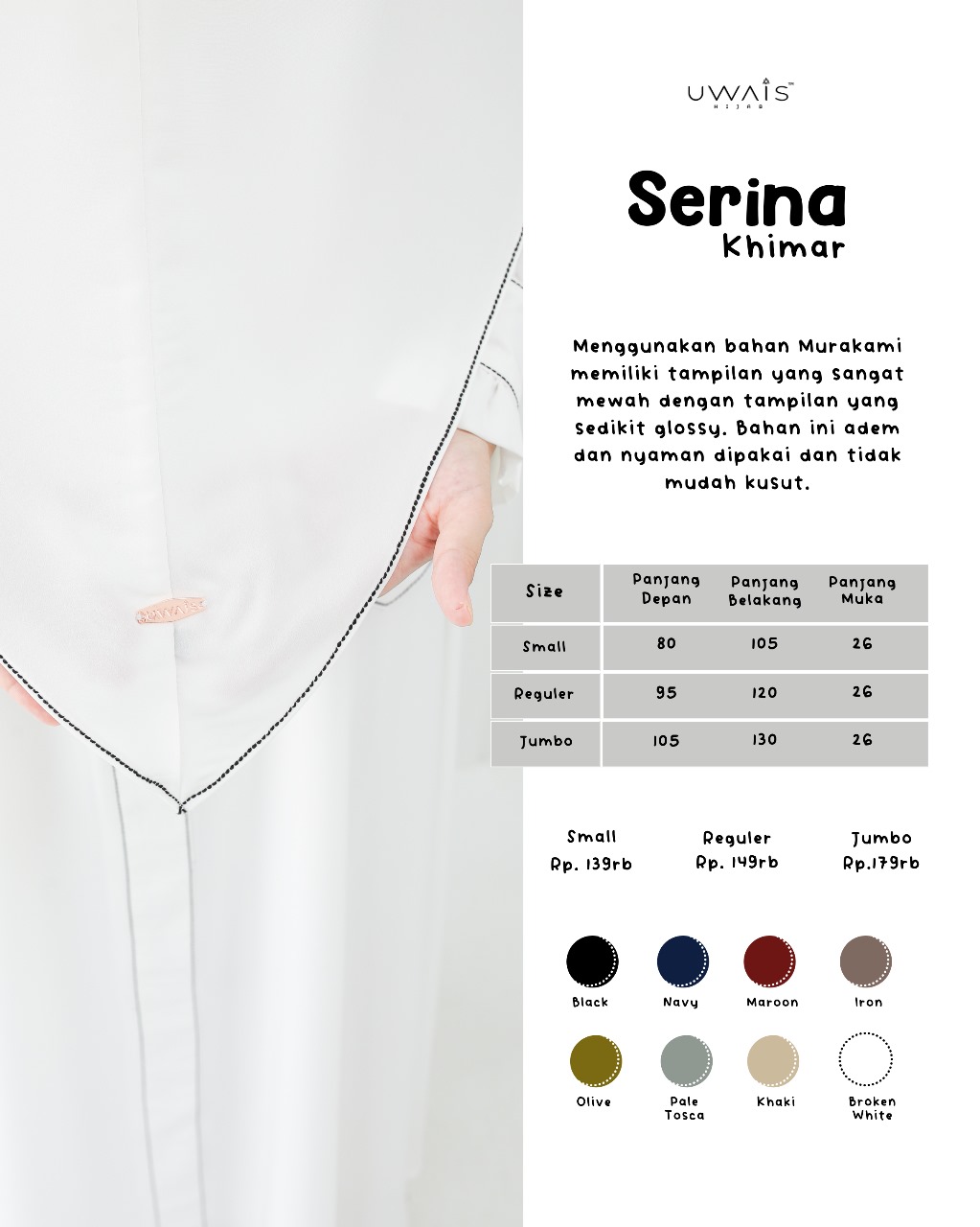 Serina Size Chart